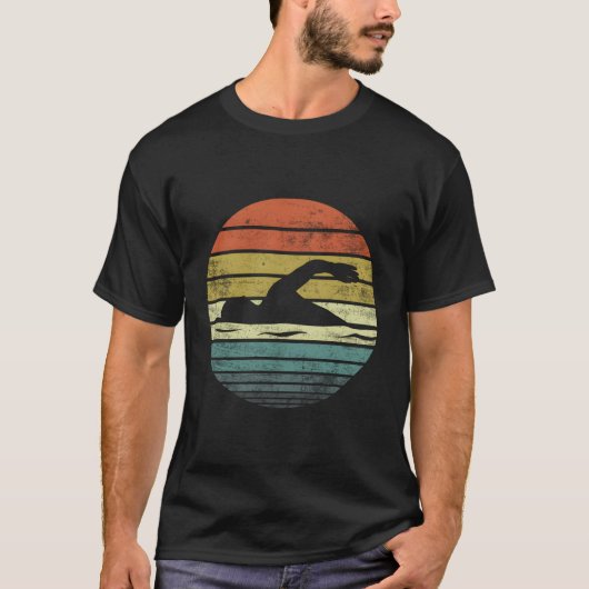 Schwimmer schwimmen T-Shirt (Vorderseite)