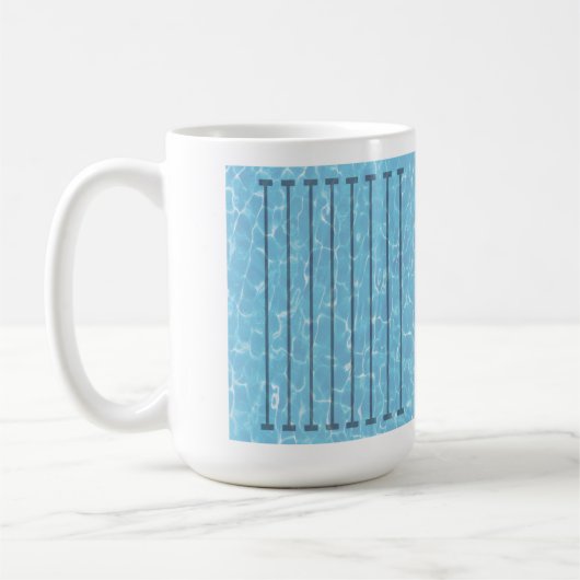 Schwimmer Schwimmteam Pool Kaffeetasse (Links)