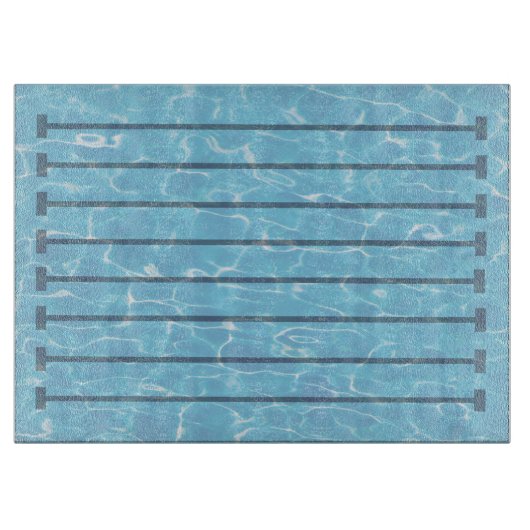 Schwimmer Schwimmteam Pool Schneidebrett (Vorderseite)