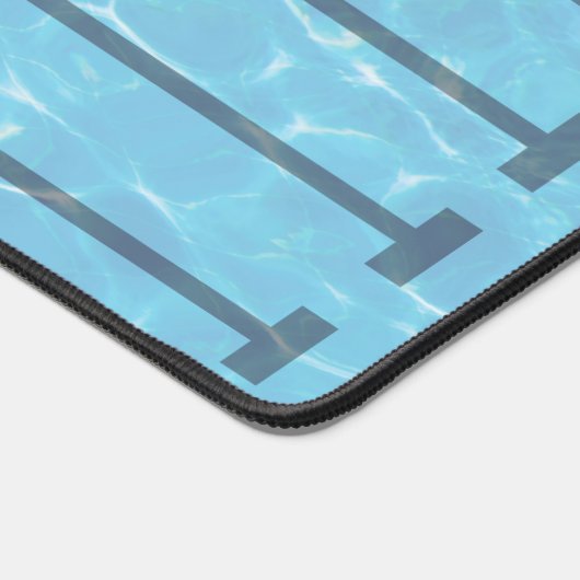 Schwimmer Schwimmteam Pool Schreibtischunterlage (Ecke)