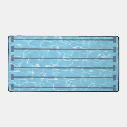 Schwimmer Schwimmteam Pool Schreibtischunterlage (Vorderseite)