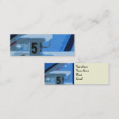 SCHWIMMER-SKINNY-VISITENKARTE MINI VISITENKARTE (Vorne/Hinten)