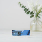 SCHWIMMER-SKINNY-VISITENKARTE MINI VISITENKARTE (Stehend Vorderseite)