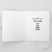 Schwimmer Swim Team Abschluss Karte (Innenseite)