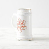 Schwimmer - Synchro Choreografie Bierglas (Vorderseite Links)