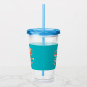 Schwimmer - Synchronschwimmen Acryltrinkbecher (Rechts)