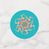 Schwimmer - Synchronschwimmen Konfetti (Klein Vorderseite)