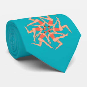 Schwimmer - Synchronschwimmen Krawatte