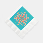 Schwimmer - Synchronschwimmen Serviette (Ecke)