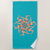 Schwimmer - Synchronschwimmen Strandtuch (Vorderseite)