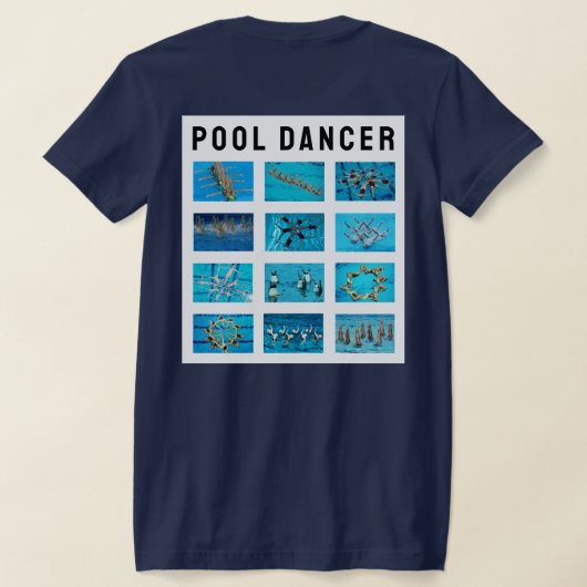 Schwimmer Synchronschwimmen T-Shirt (AblageHinten)