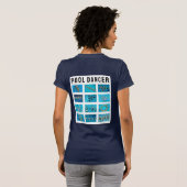 Schwimmer Synchronschwimmen T-Shirt (Schwarz voll)