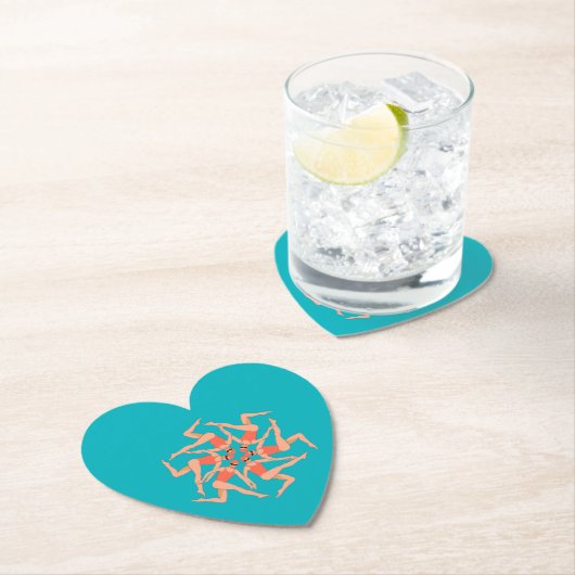 Schwimmer - Synchronschwimmen Untersetzer (Vor Ort)