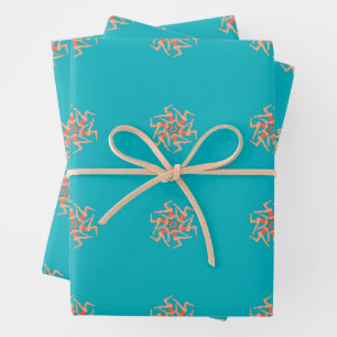 Schwimmer - Synchronschwimmkurographie Geschenkpapier Set