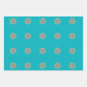 Schwimmer - Synchronschwimmkurographie Geschenkpapier Set (Vorderseite)