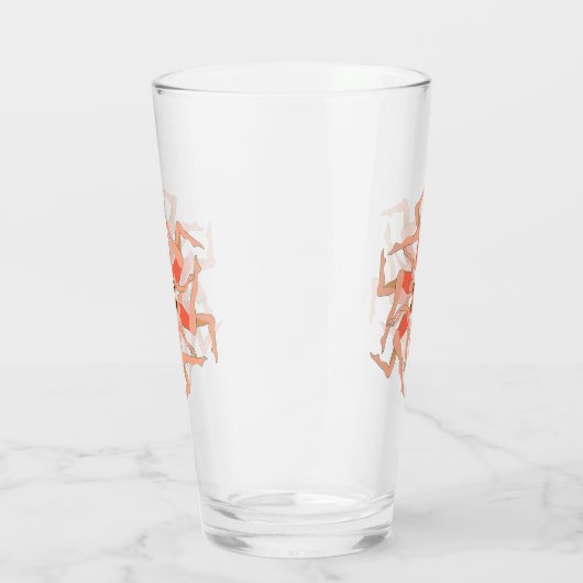 Schwimmer - Synchronschwimmkurographie Glas (Rechts)