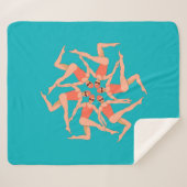 Schwimmer - Synchronschwimmkurographie Sherpadecke (Vorderseite (Horizontal))