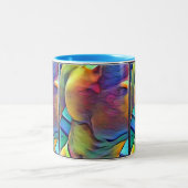 Schwimmer-Tasse Zweifarbige Tasse (Mittel)