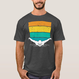 Schwimmer und Trainer schwimmen Outfit Schwimmer T-Shirt