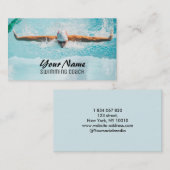 Schwimmer Visitenkarte (Vorne/Hinten)