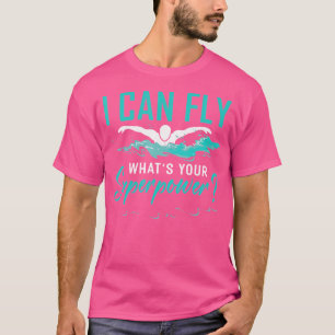 Schwimmer von Akokay kann ich fliegen, was dein Su T-Shirt