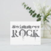 Schwimmerfelsen Postkarte (Stehend Vorderseite)