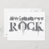 Schwimmerfelsen Postkarte (Vorne/Hinten)