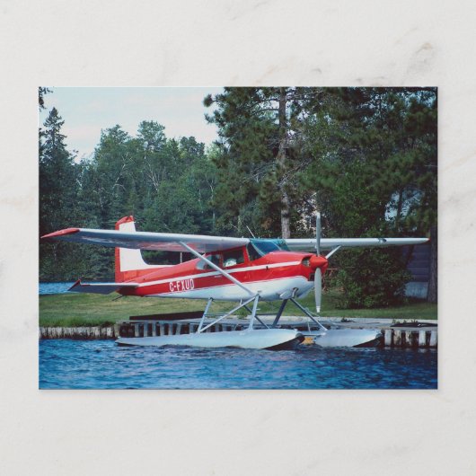 Schwimmerflugzeug Postkarte (Vorderseite)