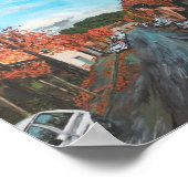 Schwimmerin Poster (Ecke)