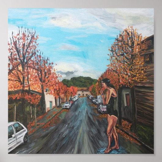 Schwimmerin Poster (Vorne)