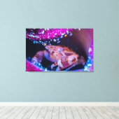 Schwimmerkrebs (Lissocarcinus laevis Miers, 1886) Leinwanddruck (Insitu (Holzboden))