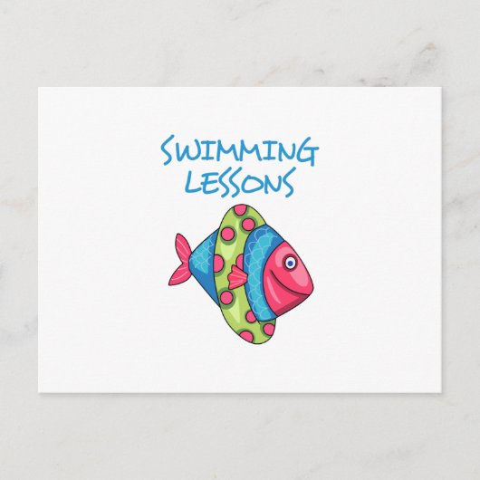SCHWIMMERLEHREN POSTKARTE (Vorderseite)