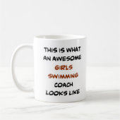 Schwimmertrainer, phantastisch kaffeetasse (Links)
