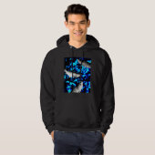 Schwimmfisch Hoodie (Vorne ganz)