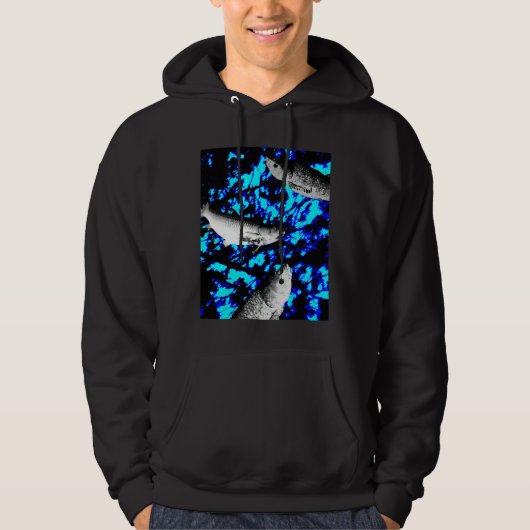 Schwimmfisch Hoodie (Vorderseite)