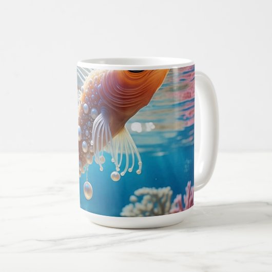 Schwimmfisch Kaffeetasse (VorderseiteRechts)