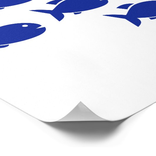 Schwimmfisch Poster (Ecke)