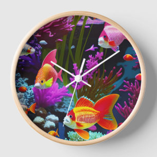 Schwimmfisch Uhr