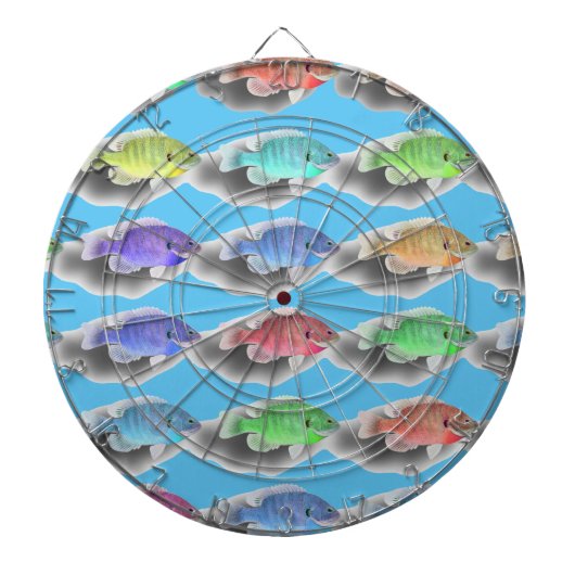Schwimmfische Dartscheibe (vorne)