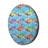 Schwimmfische Dartscheibe (Vorderseite rechts)