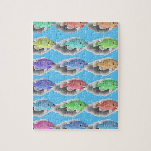 Schwimmfische Puzzle (Vertikal)