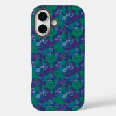 Schwimmfische und Blasen Vibranntes Reef Muster Case-Mate iPhone Hülle (Rückseite)