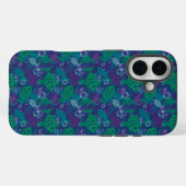 Schwimmfische und Blasen Vibranntes Reef Muster Case-Mate iPhone Hülle (Rückseite (Horizontal))