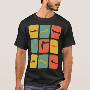 Schwimmfloß Retro Vintage T-Shirt