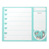 Schwimmfluss Otter Weekly Planer Notepad Notizblock (Vorderseite)