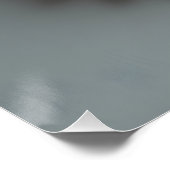 Schwimmfockskulptur Poster (Ecke)