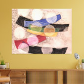 Schwimmformen, abstrakte Kunst, Leinwanddruck (Insitu (Wohnzimmer))