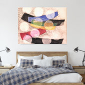 Schwimmformen, abstrakte Kunst, Leinwanddruck (Insitu (Schlafzimmer))