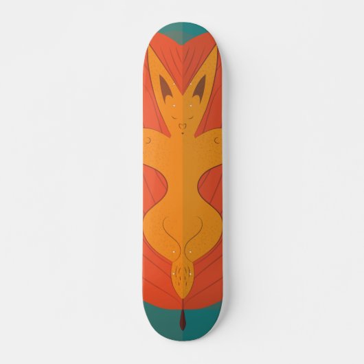 Schwimmfuchs Skateboard (Vorne)