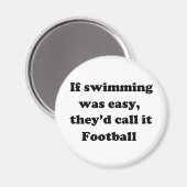 Schwimmfußball Magnet (Vorderseite/Rückseite)